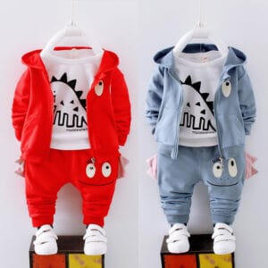 Stylish 3-piece Hoodie Outfit Set for Kids