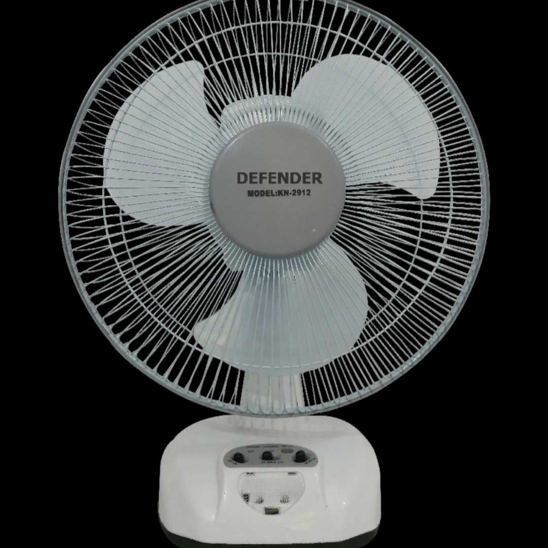DEFENDER Rechargeable Table Fan – Model KN-2912